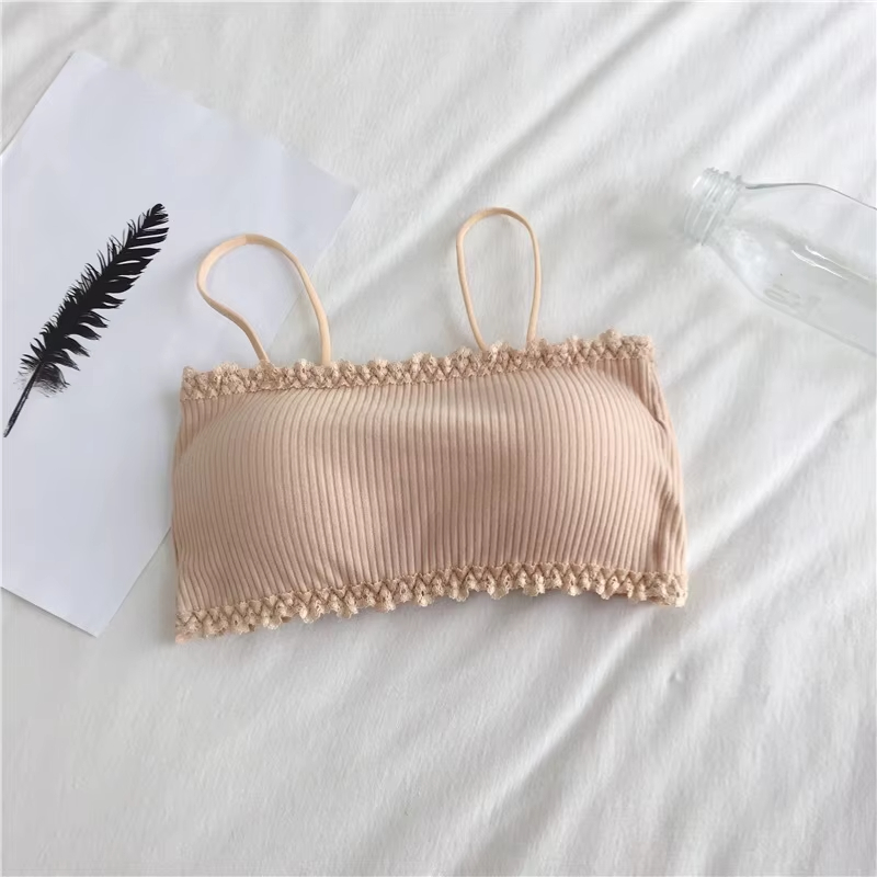 Bra Wanita Bra Atasan Tabung W - Suspender Tank Top ulasan dan harga