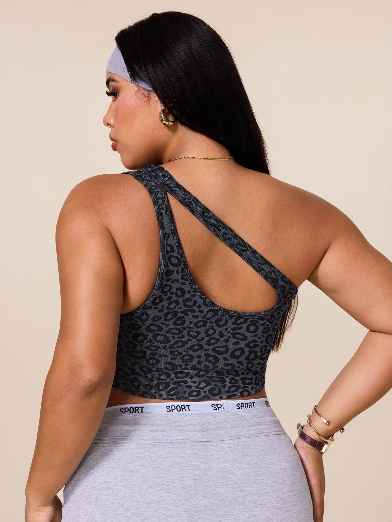 Bra Olahraga Asimetris Ukuran  - Tank Top Ribbed ulasan dan harga
