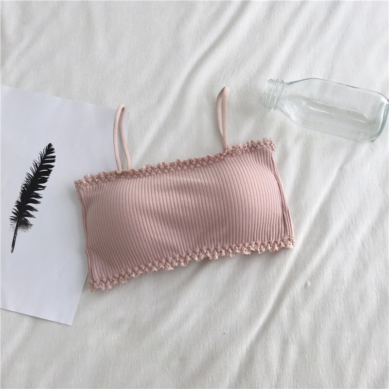 Bra Katun Wanita Bra Atasan Ta - Suspender Tank Top ulasan dan harga