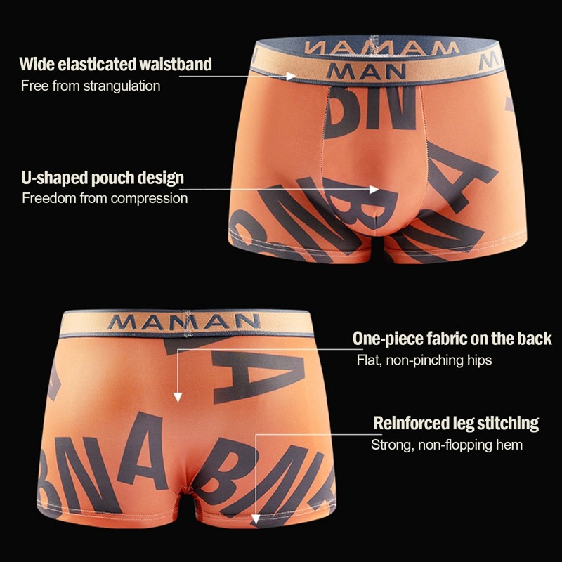 Celana Boxer Pria Katun Tanpa  - Multi Pack Underwear ulasan dan harga